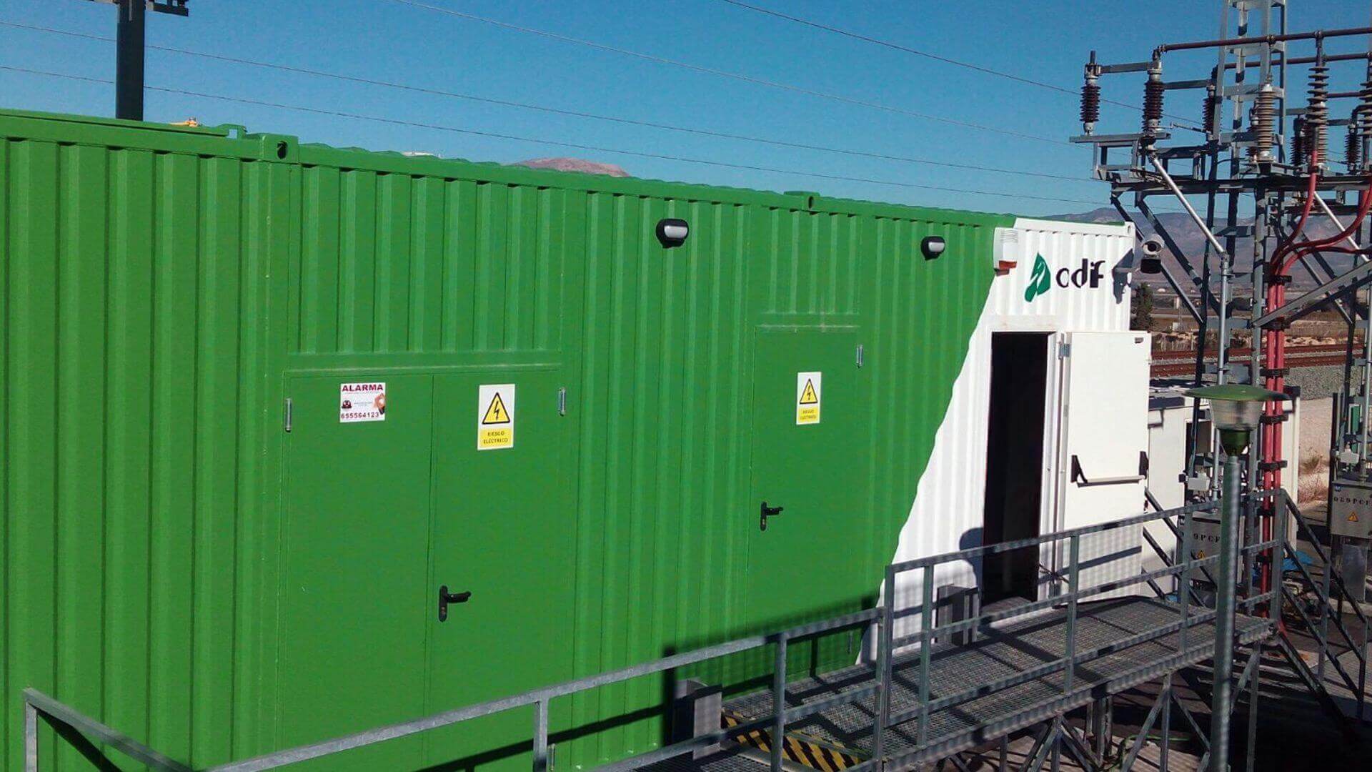 subestación de tracción provisional de Monforte del Cid de ADIF